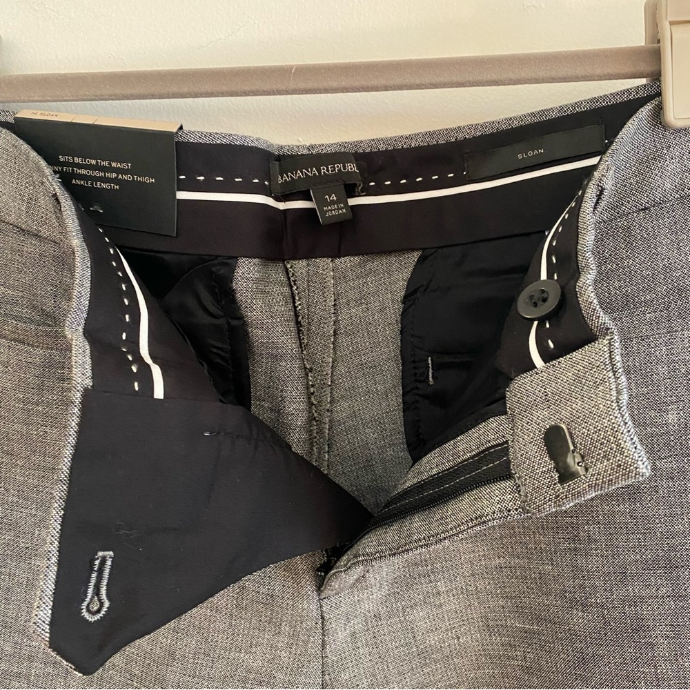 NWT Grey Banana Republic size 14 pants. - Picture 4 of 9